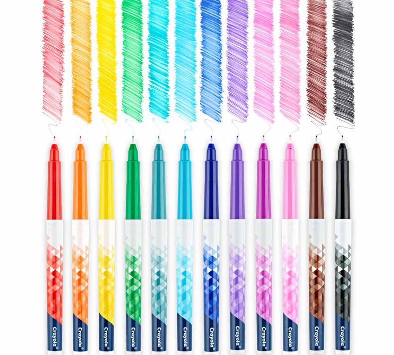 Doodle & Draw Ultra Fine Point Doodle Marker, 12 count