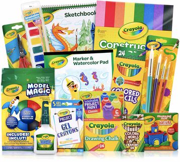 Elementary School Homeschool Art Supply Kit, 12 Count Set