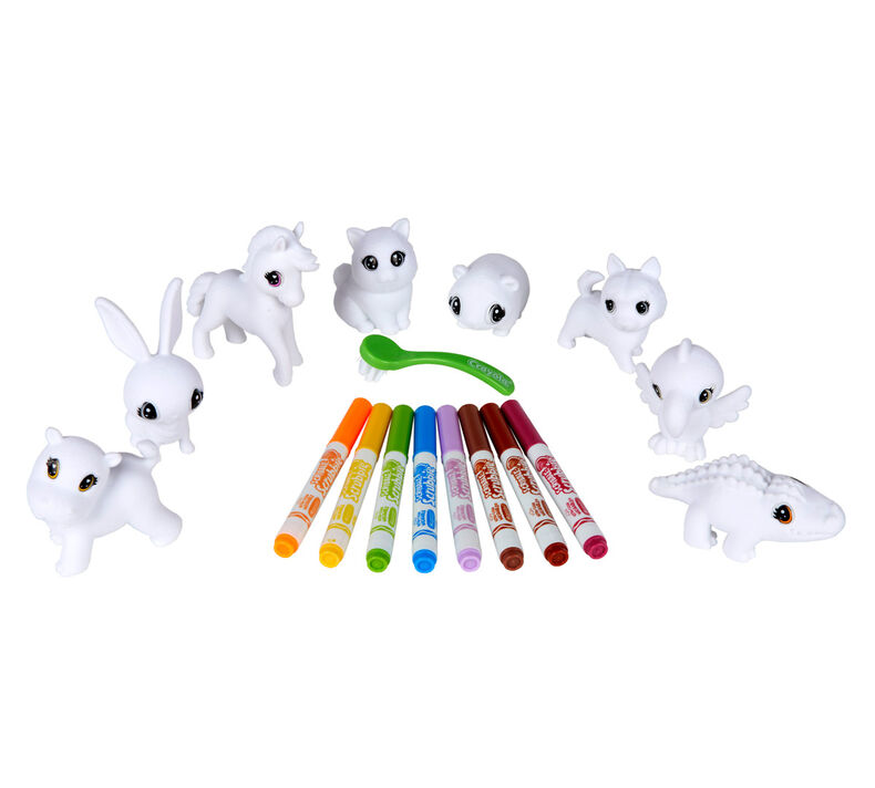 Scribble Scrubbie 8 Count Animal Toys | Crayola.com | Crayola