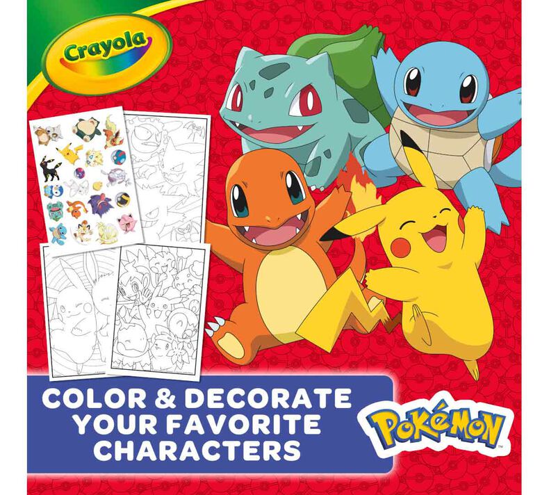 10 Crayola Pokémon Coloring Pages for Hours of Creative Fun