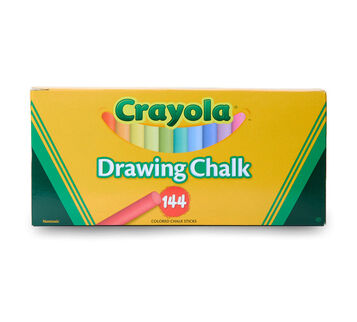 Crayola Drawing Chalk 144 count front
