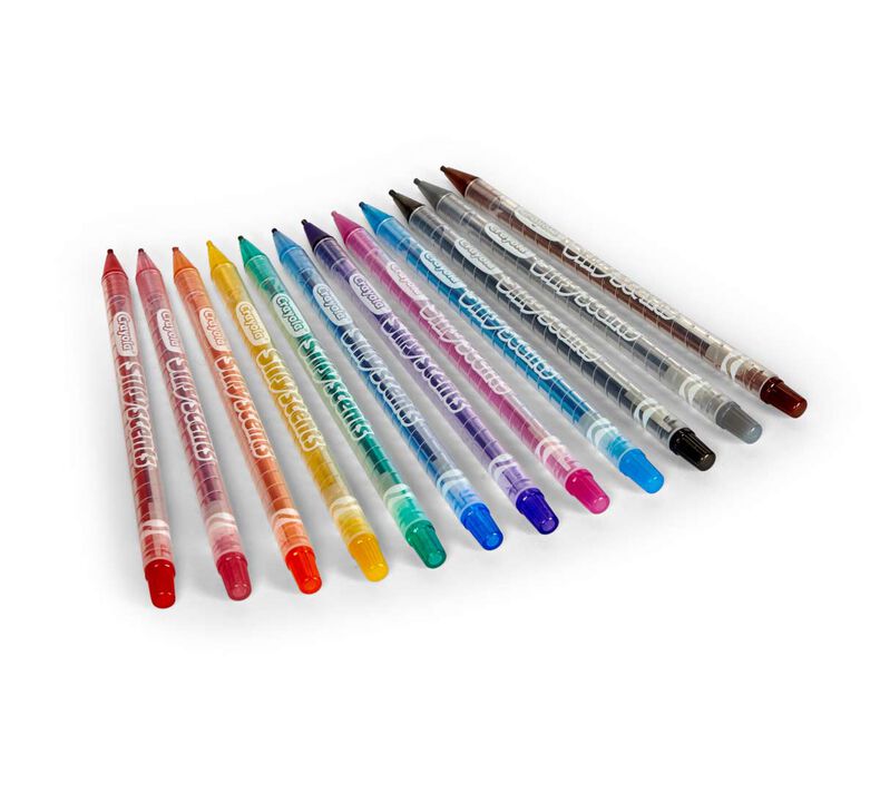 Silly Scents Twistables Colored Pencils, Sweet Scents, 12 Count