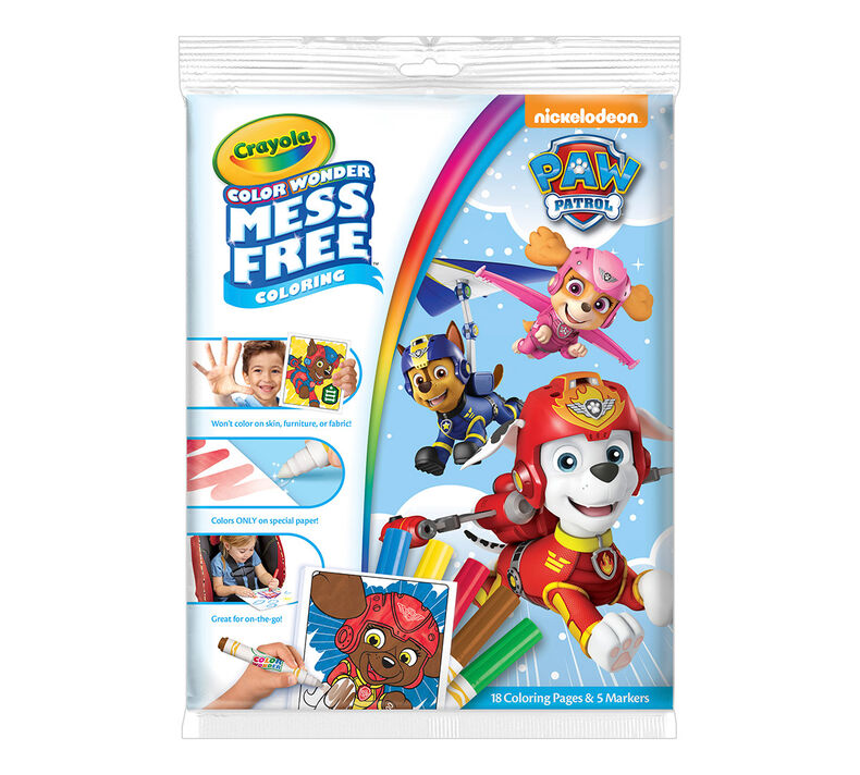 Color Wonder Mess Free Coloring Pad & Markers, Paw Patrol
