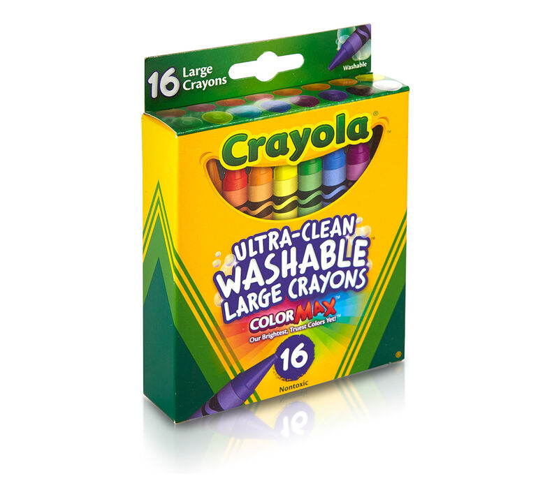 Crayola Large Size Crayon 16Pk - BIN336