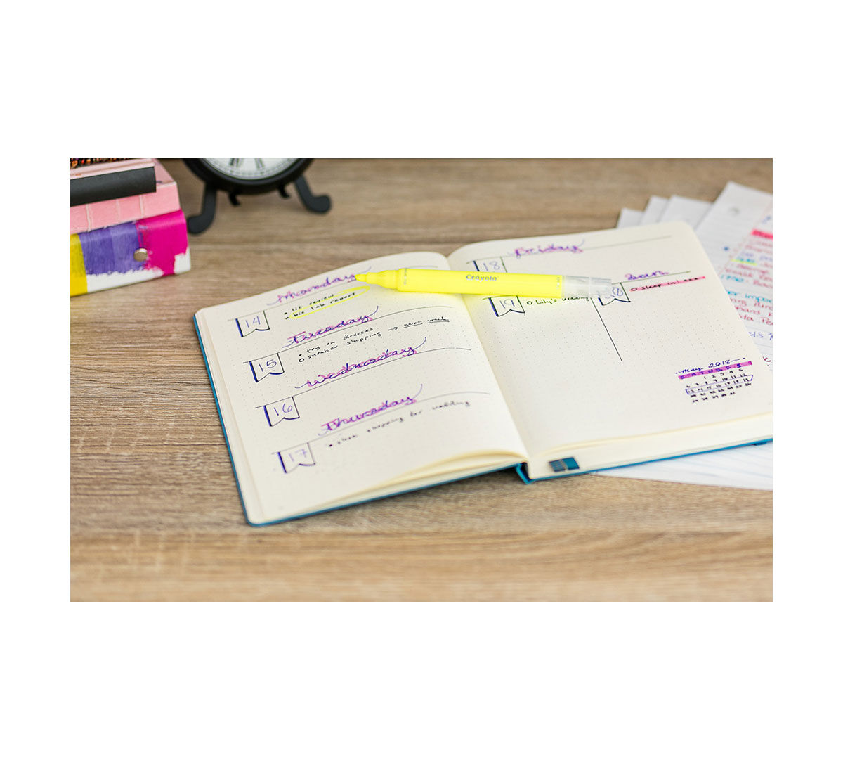 Crayola Take Note! Erasable Highlighter Markers, 6 Count, Great for Textbooks and Documents