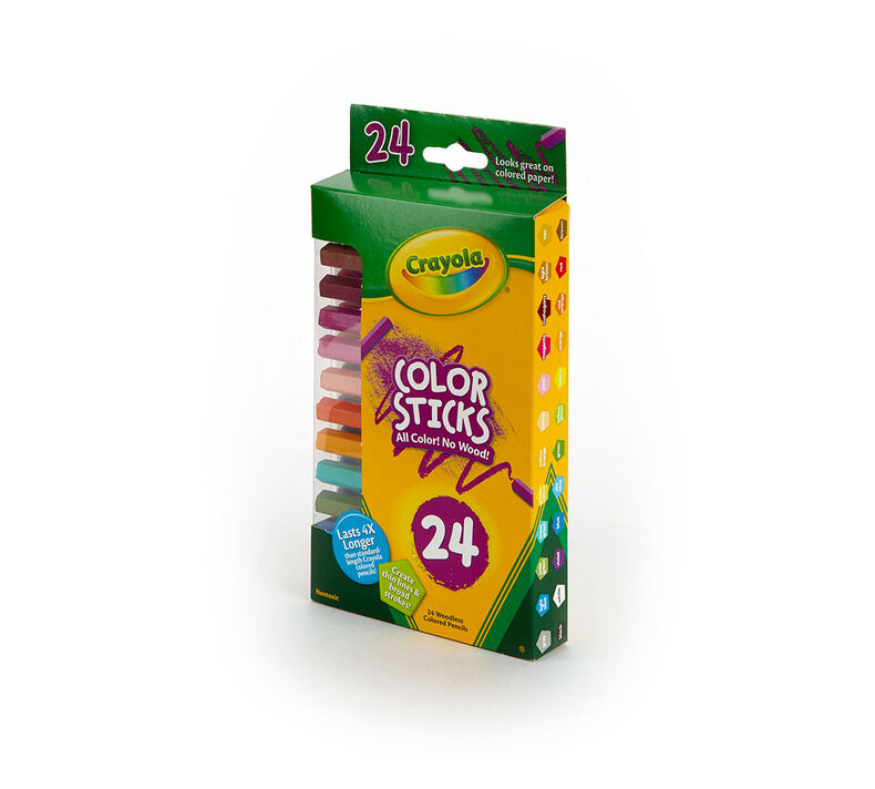 Color Sticks Colored Pencils, 24 Count