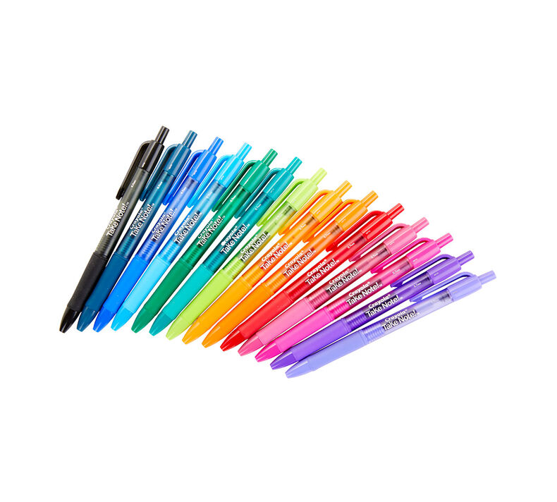 Crayola Take Note Dual-End Color Changing Pens, 4 Count