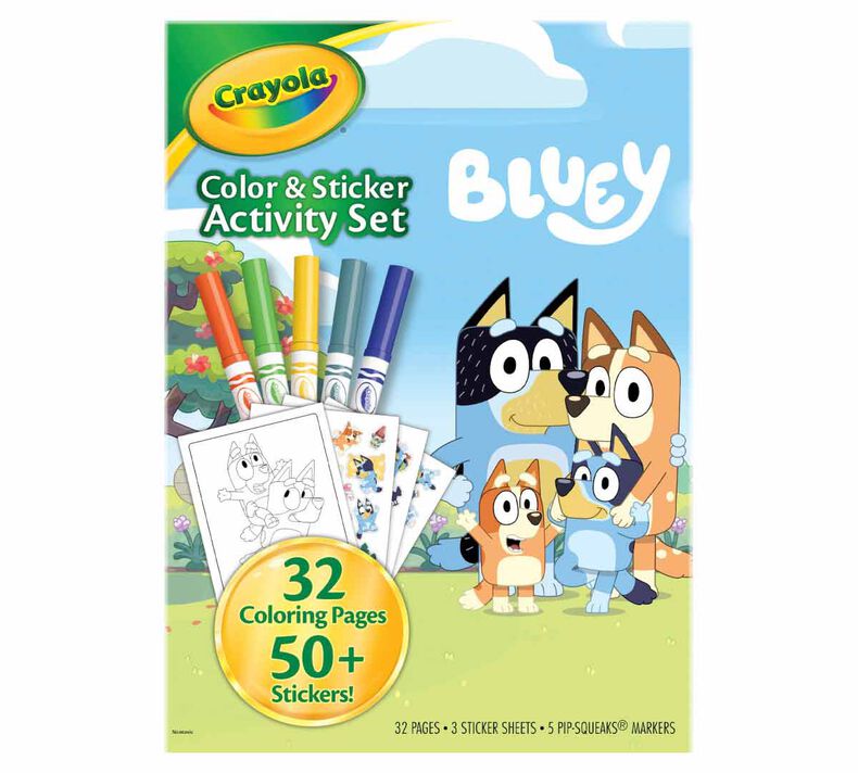 Bluey Color & Sticker Activity Book | Crayola
