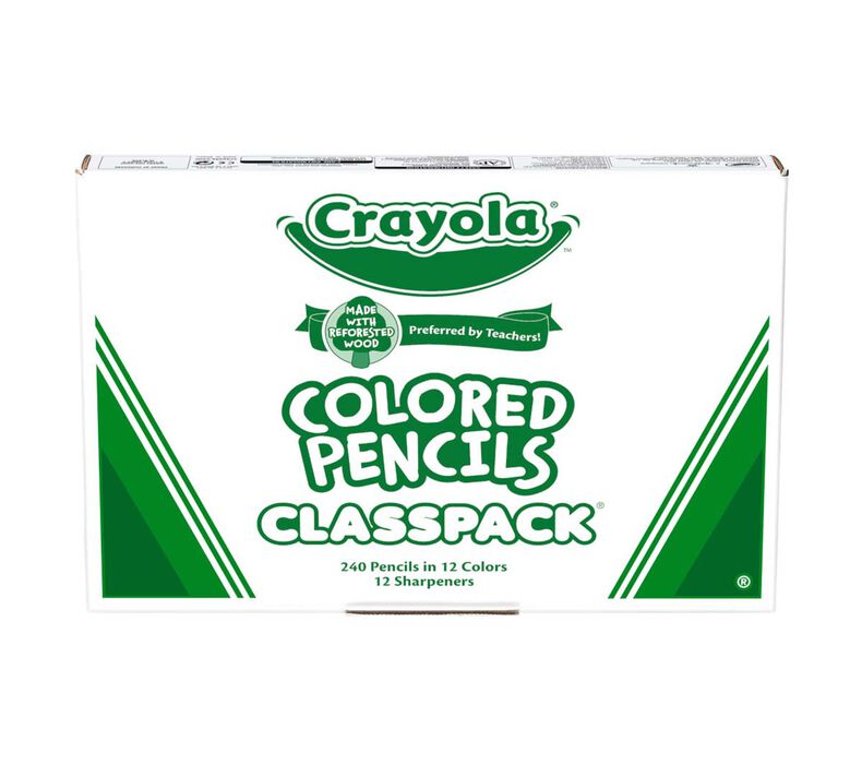Bulk 240 Pc. Crayola® Colored Pencils Classpack® - 12 Colors per pack