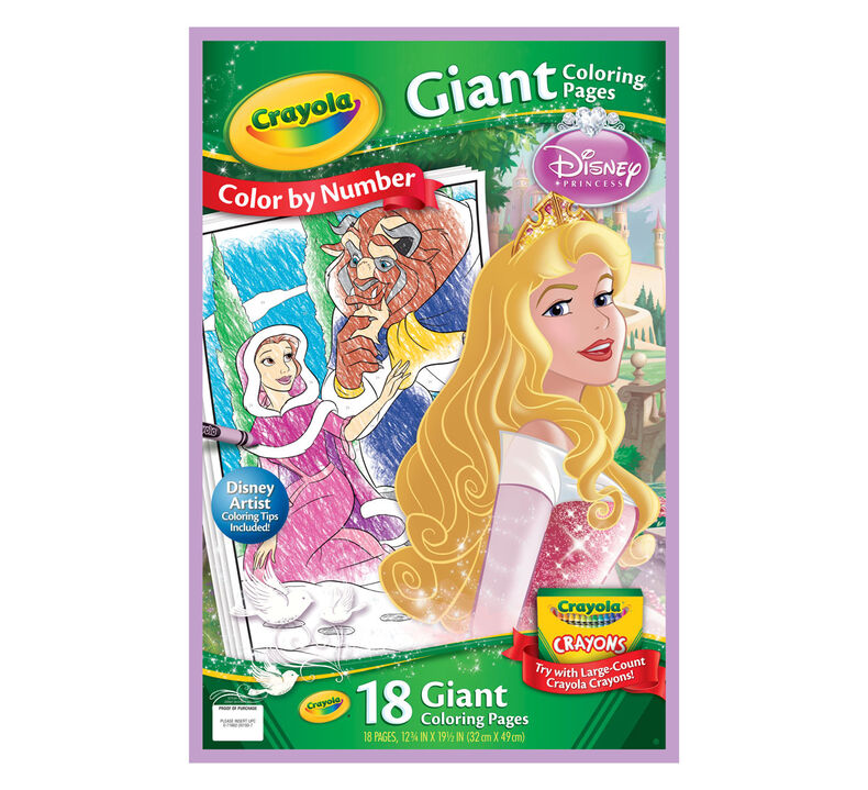 Giant Coloring Pages - Disney Princess | Crayola