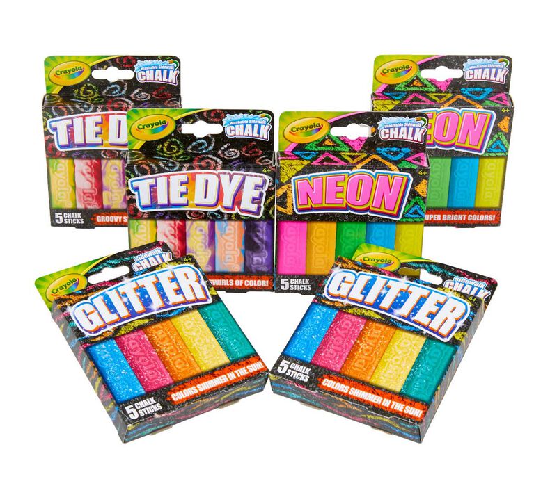 Sidewalk Chalk Special Effects Set, 30 Count