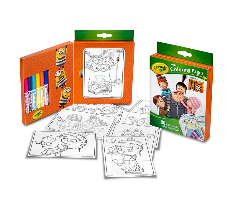 Mini Coloring Pages - Despicable Me 3