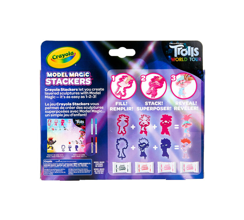 Model Magic Trolls World Tour Stackers Craft Kit