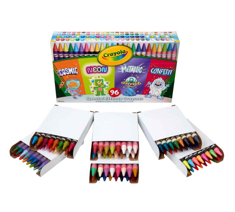  Crayola 120 Crayons in Specialty Colors, Coloring Set