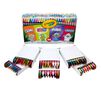 Confetti, Metallic, Neon & Cosmic Crayon Set, 96 Count packaging and contents