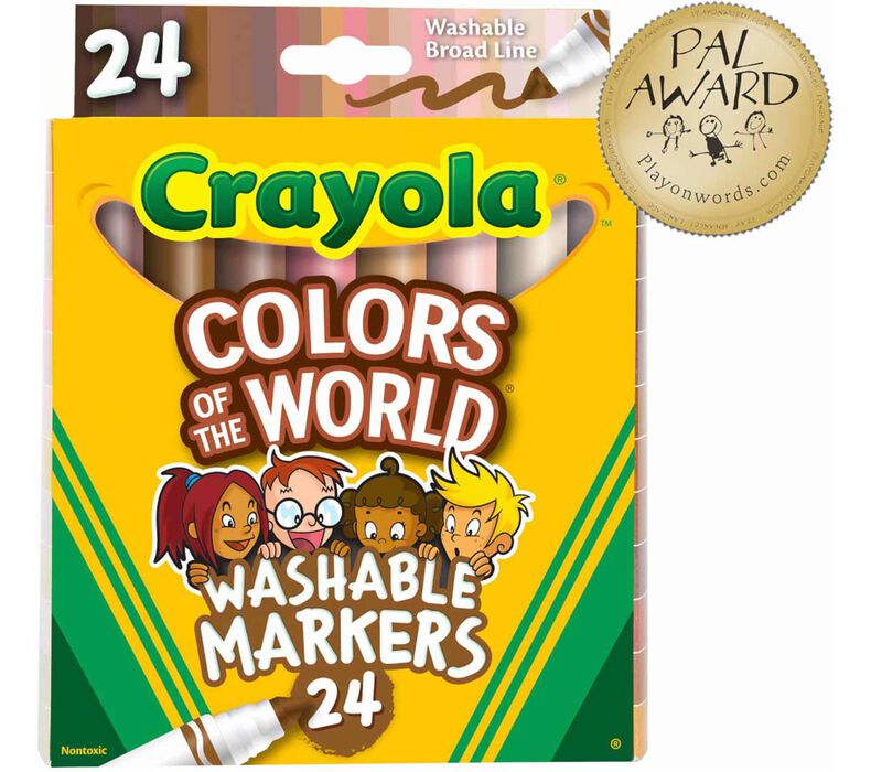 Crayola® Washable Markers 12 Count Assorted Colors Conical Tip