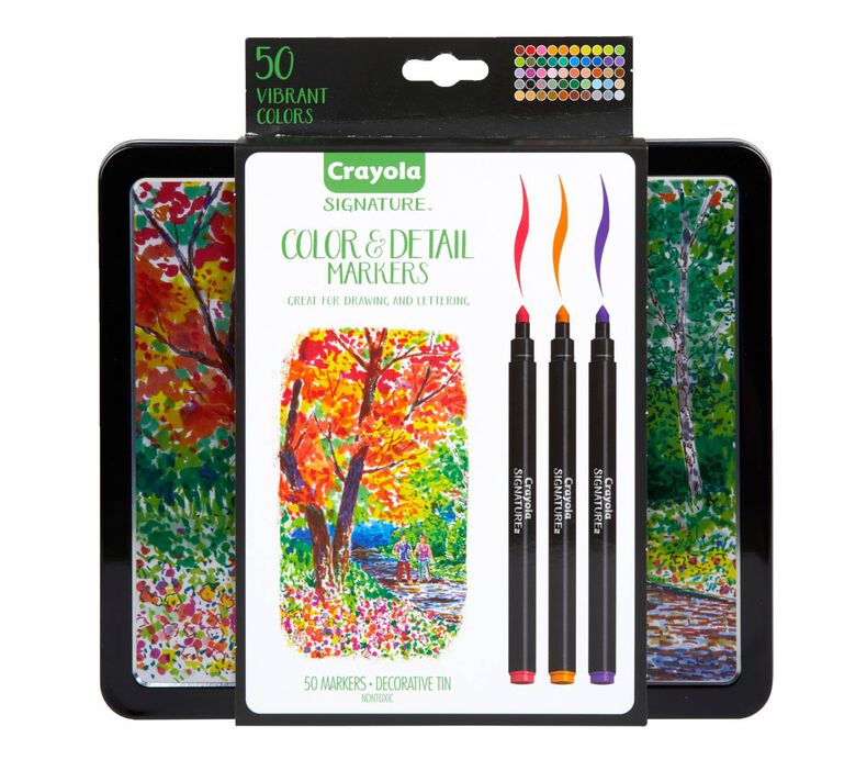 Signature Markers & Art Tools, Adult Coloring, Crayola.com