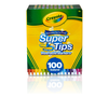 Washable Super Tips Markers, 100 Count Front View