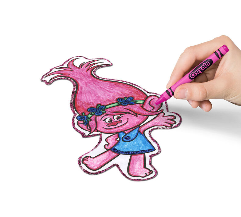 Trolls Glitter Scrapbooking Set