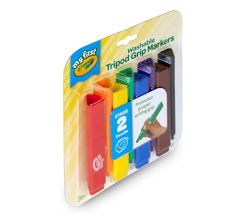 My First Crayola Washable Tripod Grip Markers