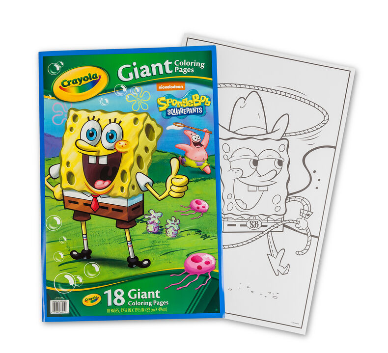 Download Giant Coloring Pages Sponge Bob Square Pants Crayola