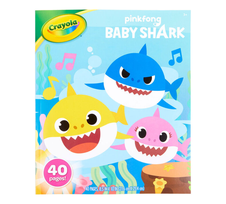 Baby Shark Coloring Book, 40 Coloring Pages | Crayola.com ...