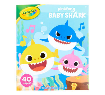 Baby Shark Coloring Book Front Cover