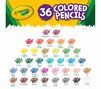 Colored Pencils 36 count, color swatches. 
