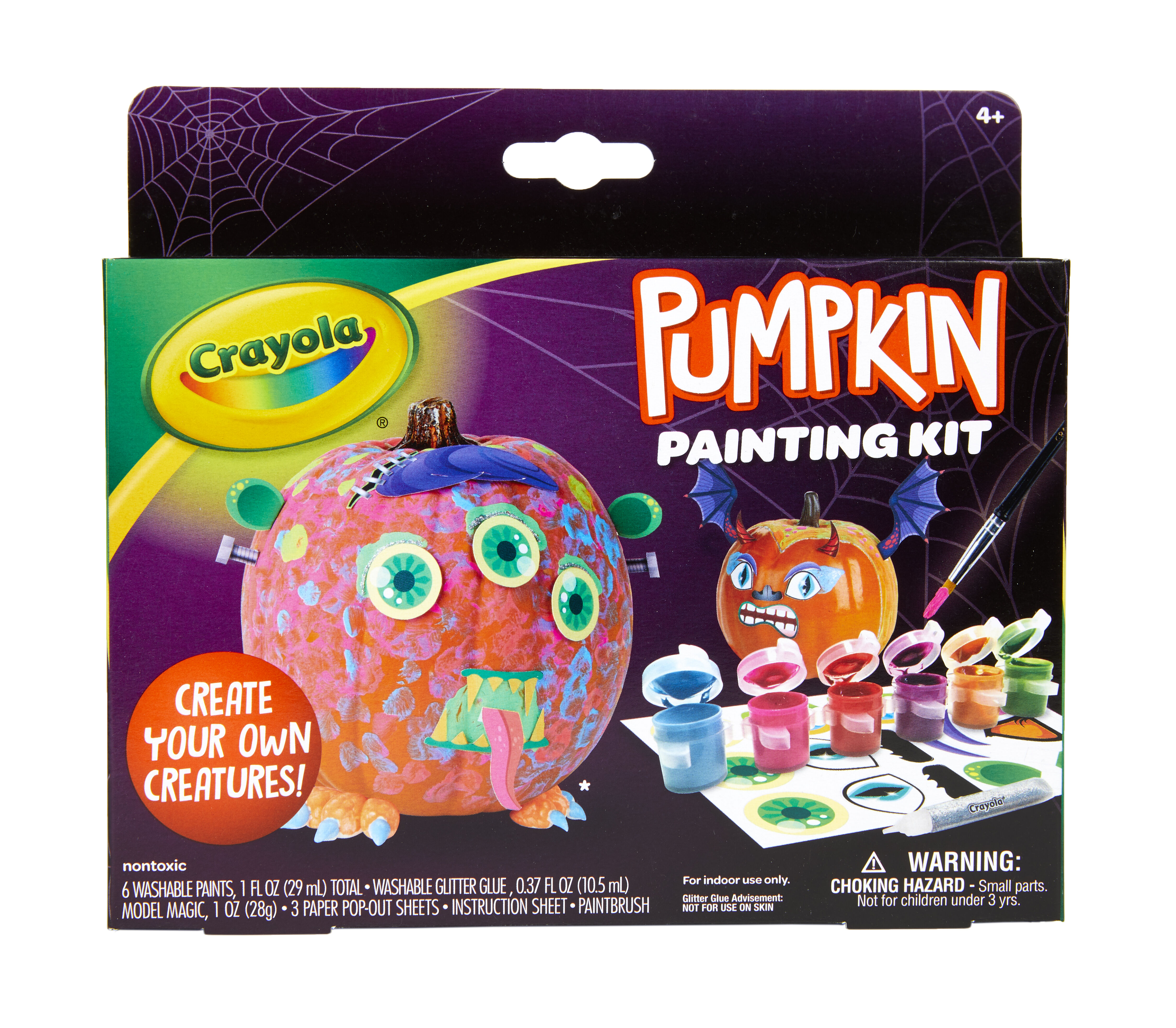 Halloween Pumpkin Painting Kits Set Of 12 Crayola Com Crayola