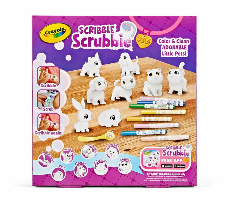  Crayola Scribble Scrubbie Safari 2 Pack Animal Toy Set