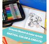 Sketch & Color Art Set comes with all the art tools needed to sketch, color and create