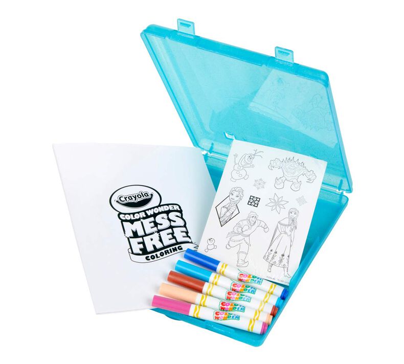 Color Wonder Mess Free Frozen Stow & Go Travel Kit