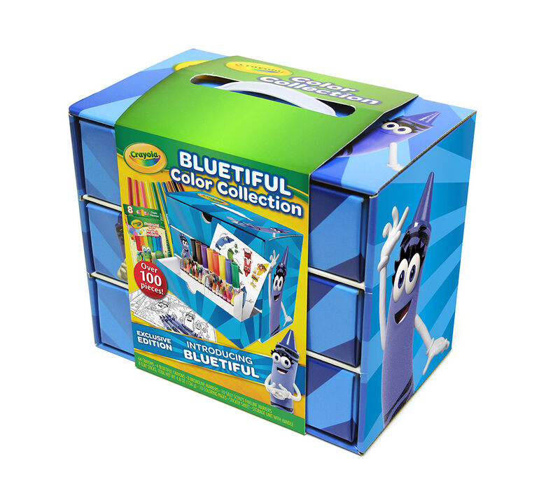 Crayola Bluetiful Art Set, Gift, 100+ Pcs