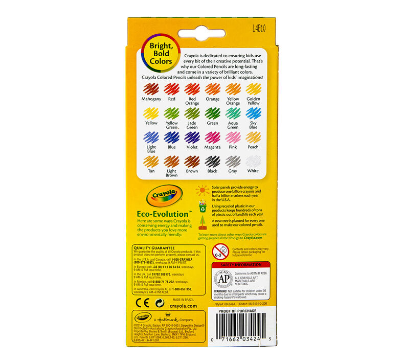 Crayola Erasable Colored Pencils, Art Tools, Adult Coloring, 24 Count ...