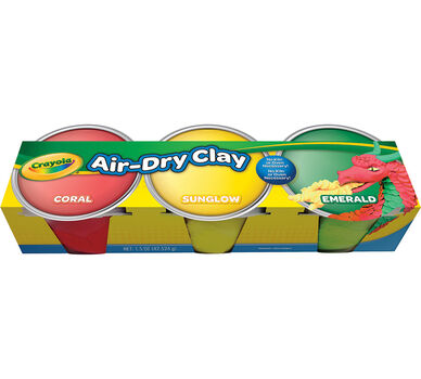 air dry clay pastel assortment crayola