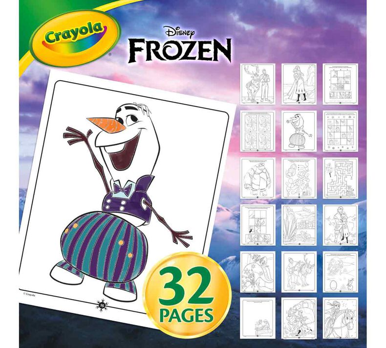 CRAYOLA 04 5864 Album da Colorare con sticker Disney Frozen 2, 32