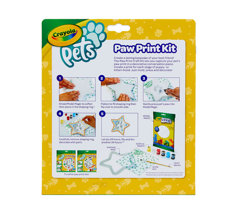 Crayola Pets Paw Print Keepsake Kit, Star