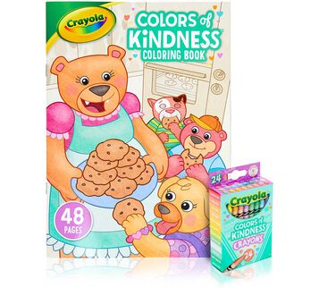 Colors of Kindness Coloring Book and Crayons