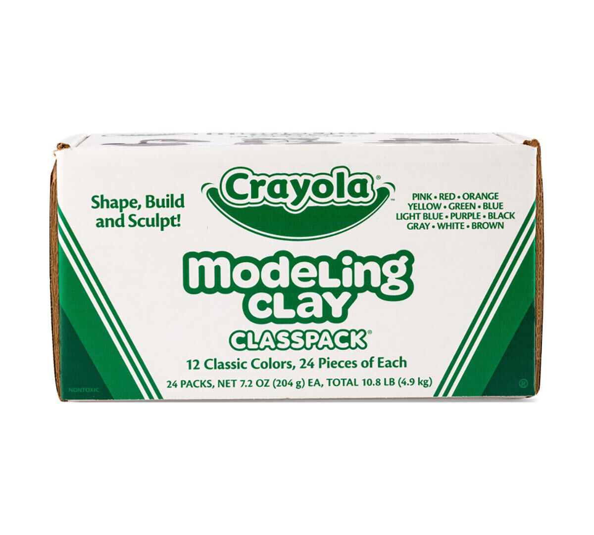 Crayola, Modeling Clay, 24 Pieces of 12 Different Colors, Art Tools
