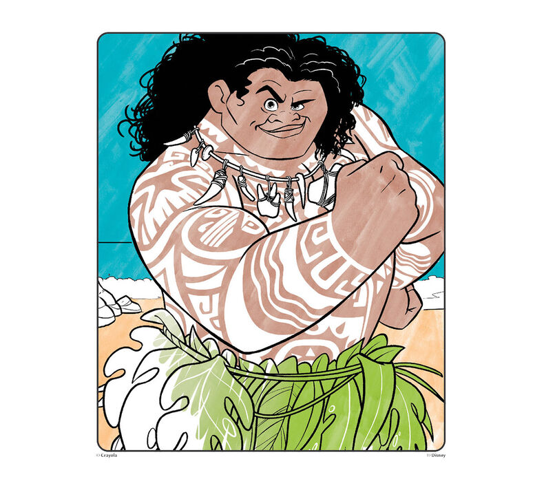 Color Wonder Mess Free Moana Coloring Pages & Markers