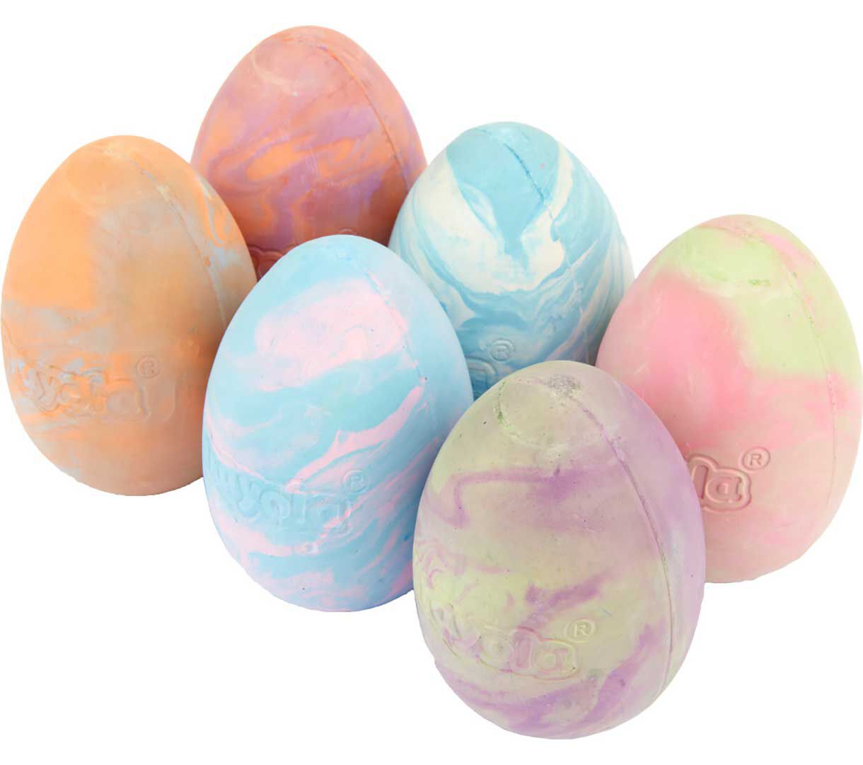 Crayola Washable Sidewalk Chalk Eggs TieDye Crayola