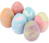 Washable Chalk Eggs, Tie-Dye, 6 count, contents.