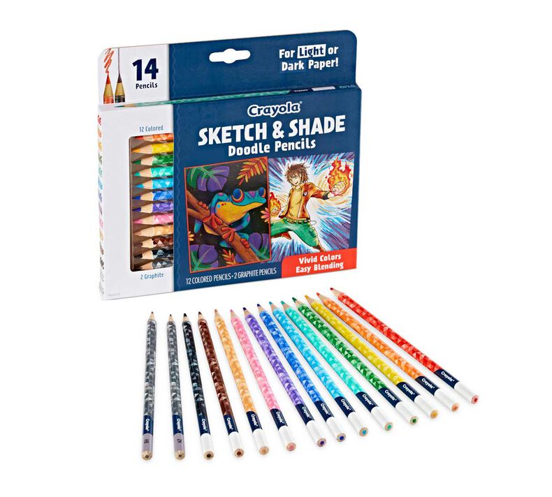 Sketching & Shading Pencils Adult Coloring Crayola
