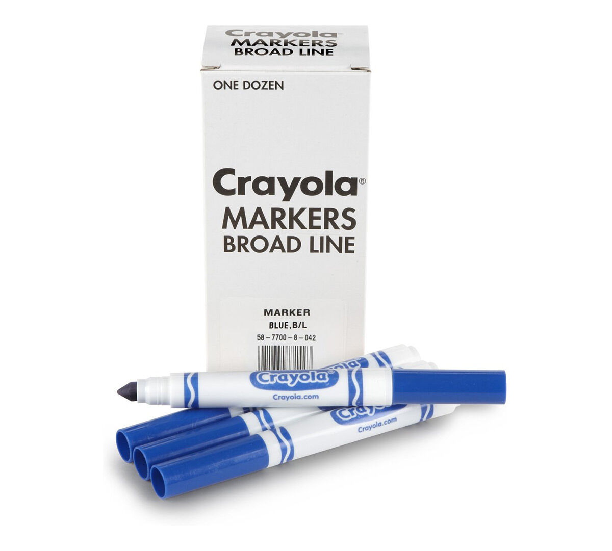 Crayola Blue Markers in Bulk, 12 Count Crayola