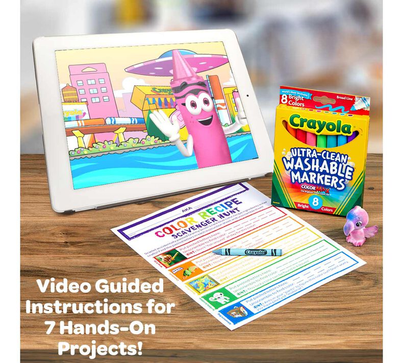 Crayola Experience Home Adventure Scavenger Hunt Kit
