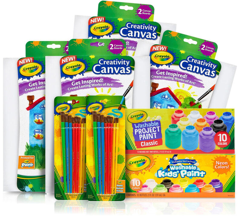 Canvas Painting Kids Party Craft Kit