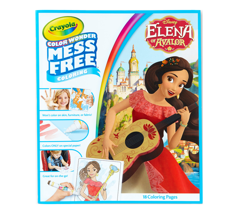 Color Wonder Elena of Avalor Mess Free Coloring Pages & Markers