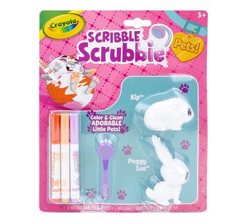 Scribble Scrubbies Rabbit and Hamster front view