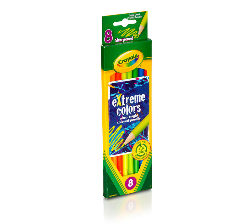 Crayola® 8-Pack Eco-Friendly Write Start Colored Pencils