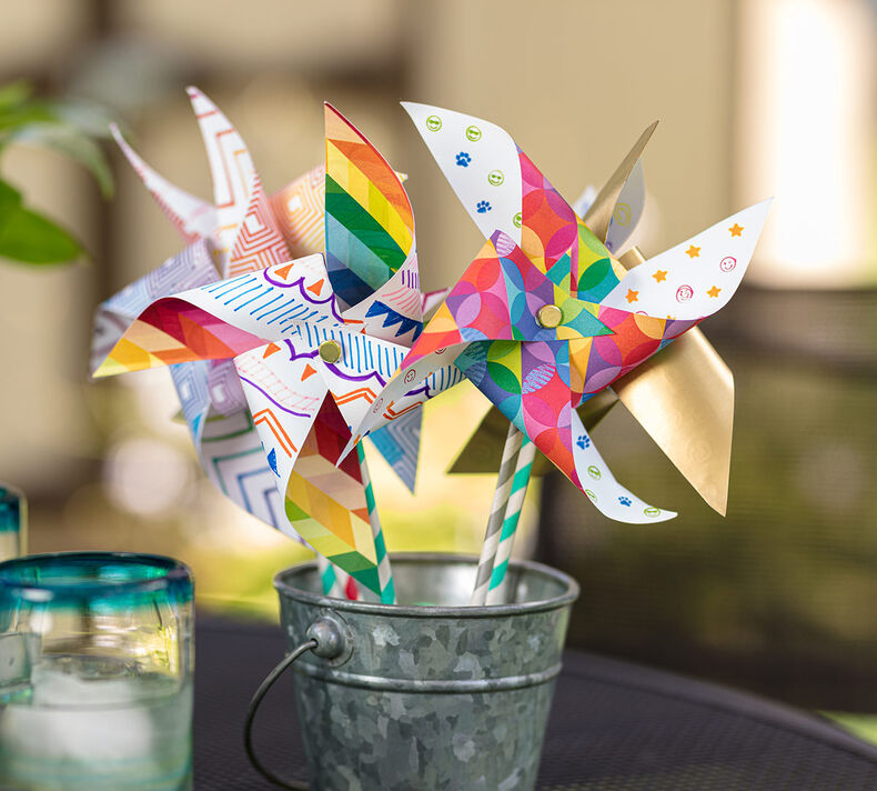 Paper Pinwheel Craft Kit